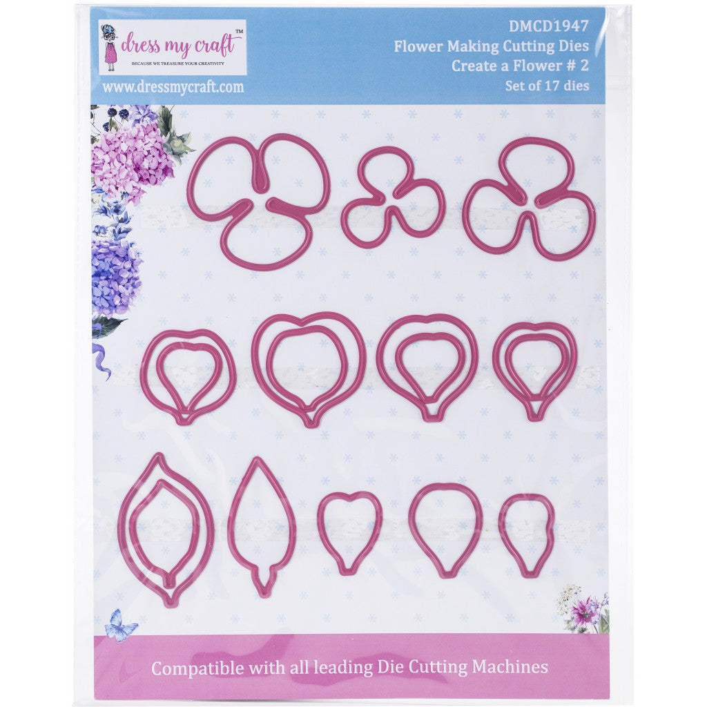 Dress My Craft Dies-Create A Flower #2 1.38" To 2.16"