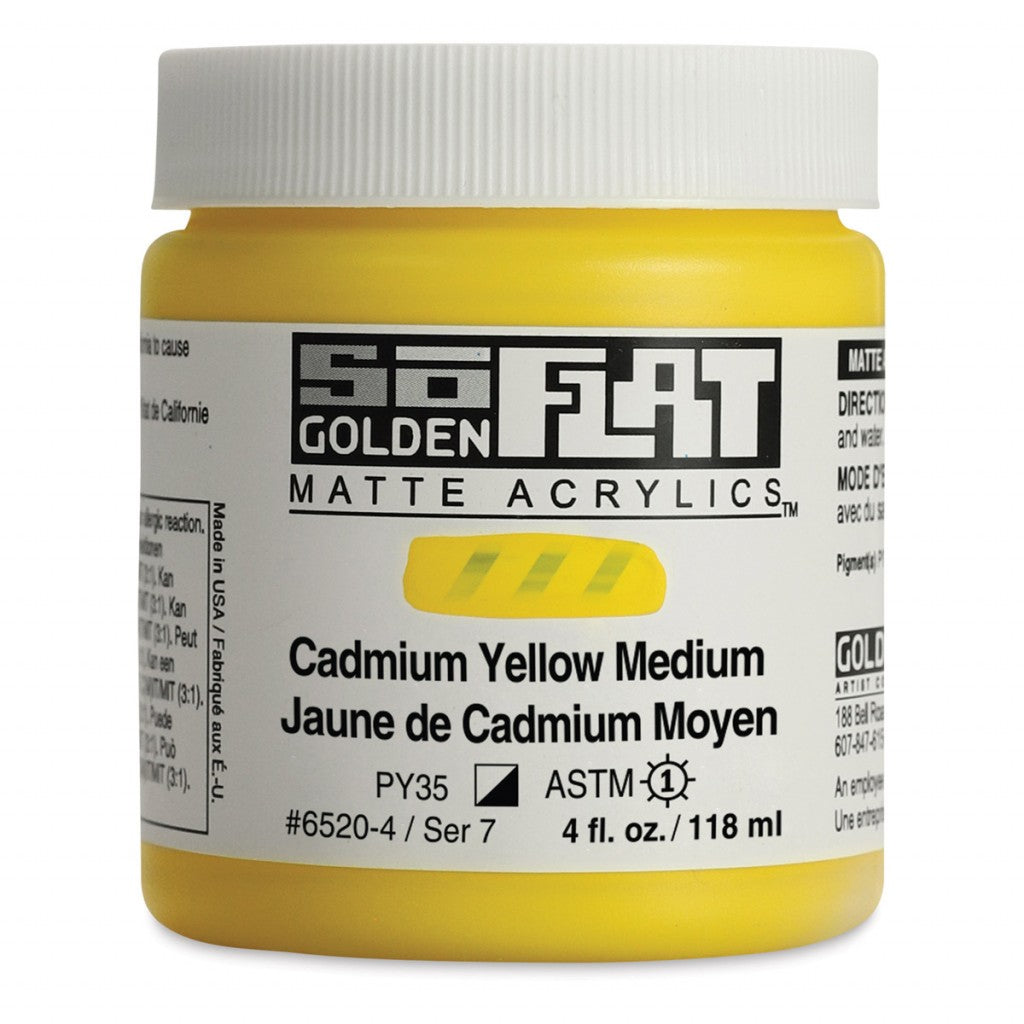 Golden - SoFlat 59ml - 6520-2 Cadmium Yellow Medium