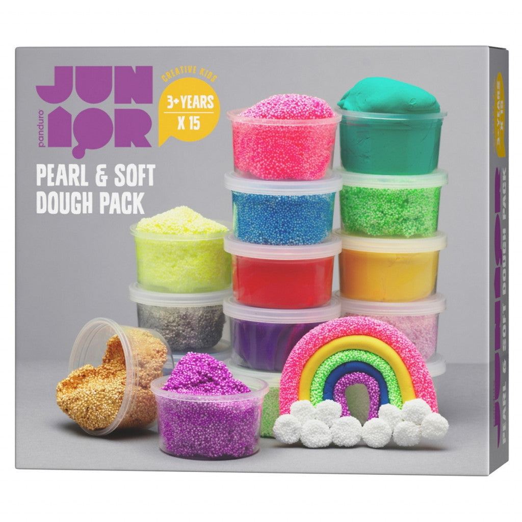 Pearl & Soft Dough Pack - 15 Farger