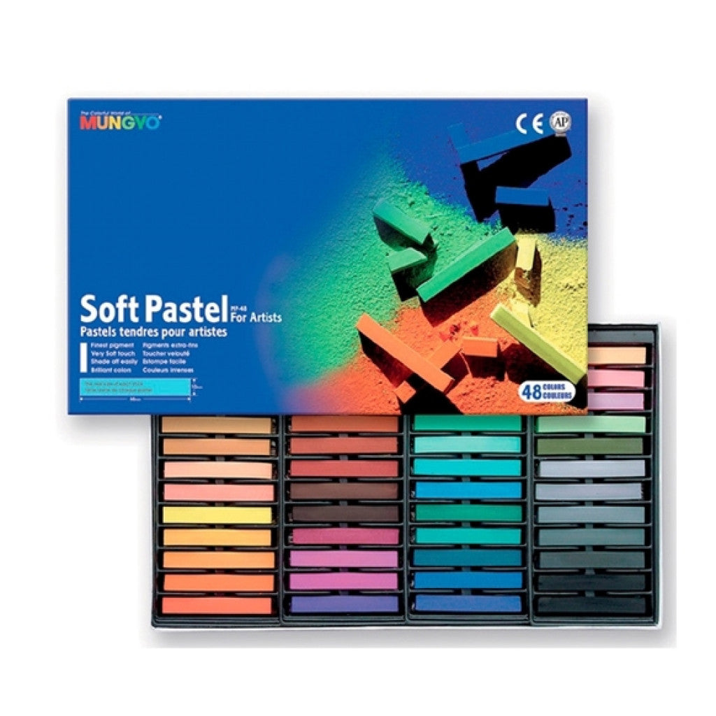 Mungyo - Square Pastellkritt, 48-sett