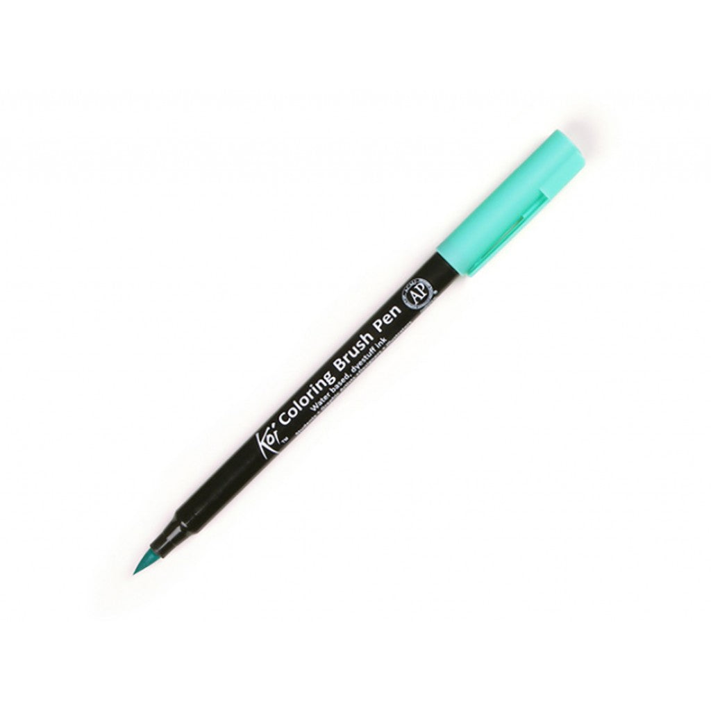 Sakura KOI Colouring Brush Pen - Peacock Green #426