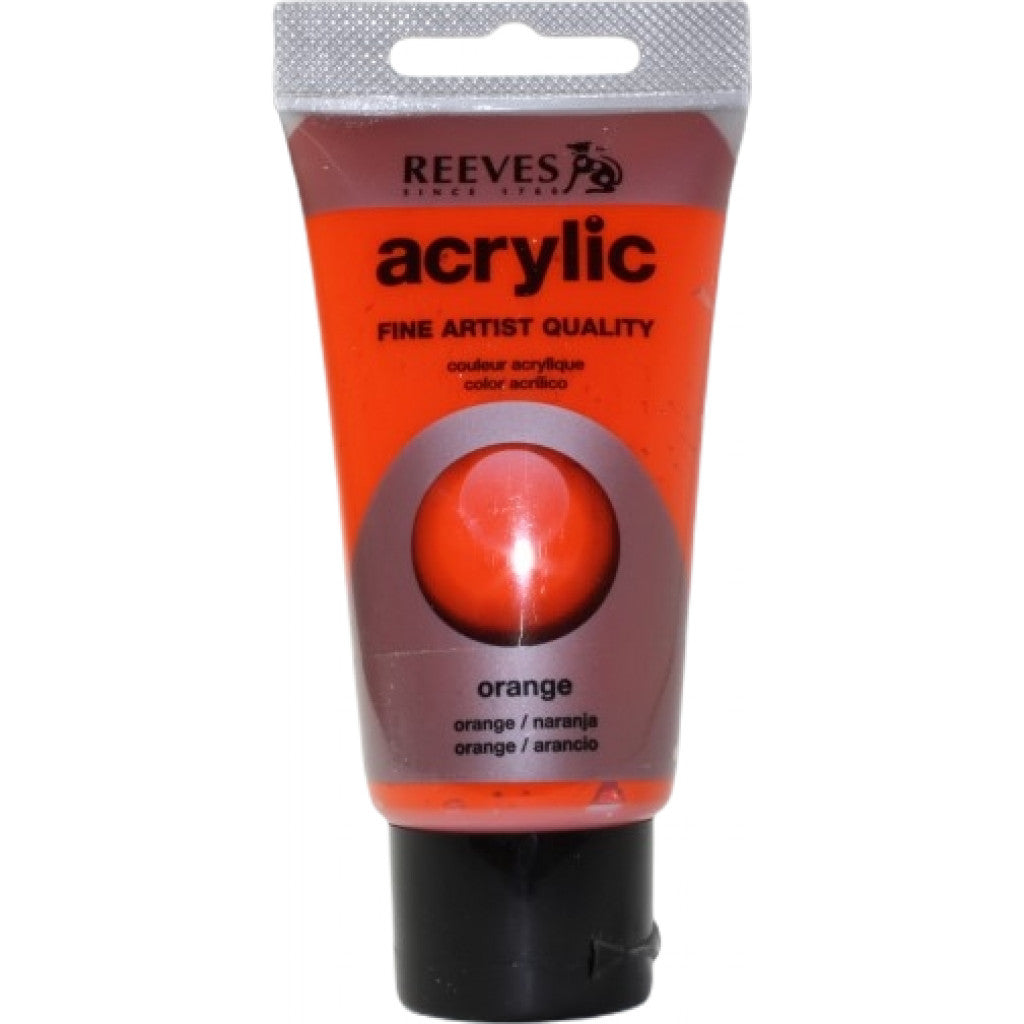 Reeves Akrylmaling - Orange, 75ml