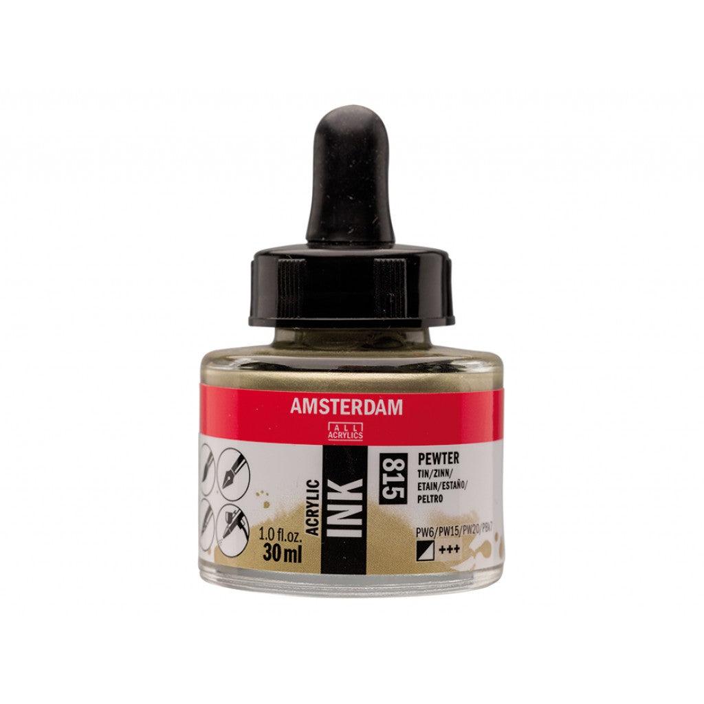 Amsterdam Ink 30ml - 815 Pewter - HobbyHimmelen