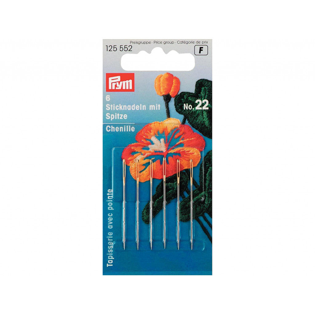 Prym Broderinåler - Spiss No.22 - 6stk