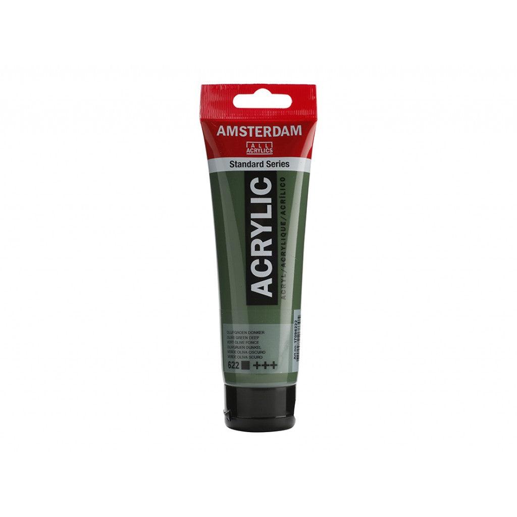 Amsterdam Standard 120ml - 622 Olive Green Deep - HobbyHimmelen