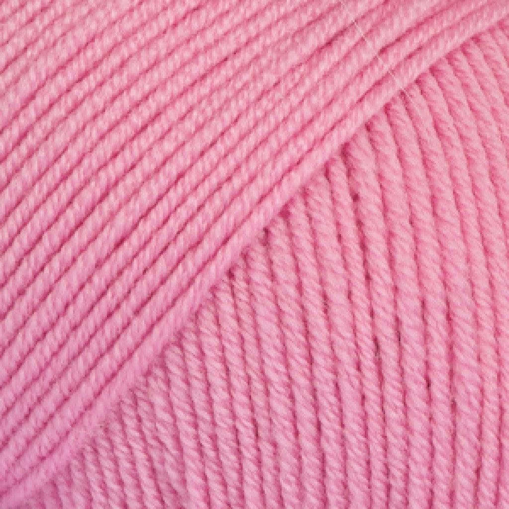 Baby Merino Uni - 7 Rosa - HobbyHimmelen