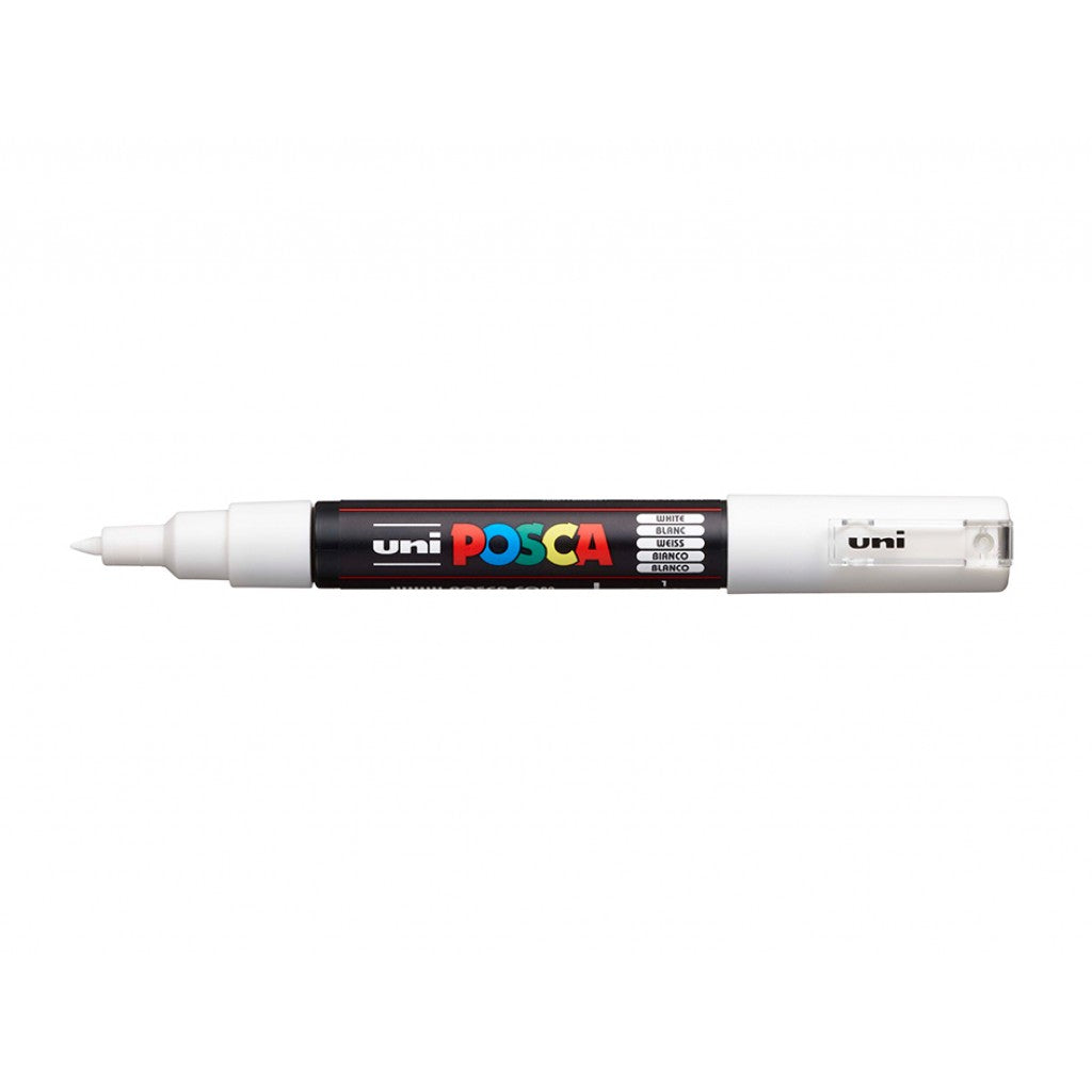 Uni POSCA PC-1M, Extra-Fine 0,7-1mm - 1 White