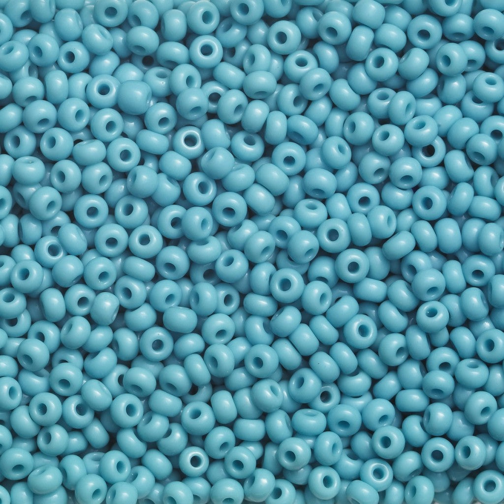 Rocaillesperle 9/0 - Turkis Opak