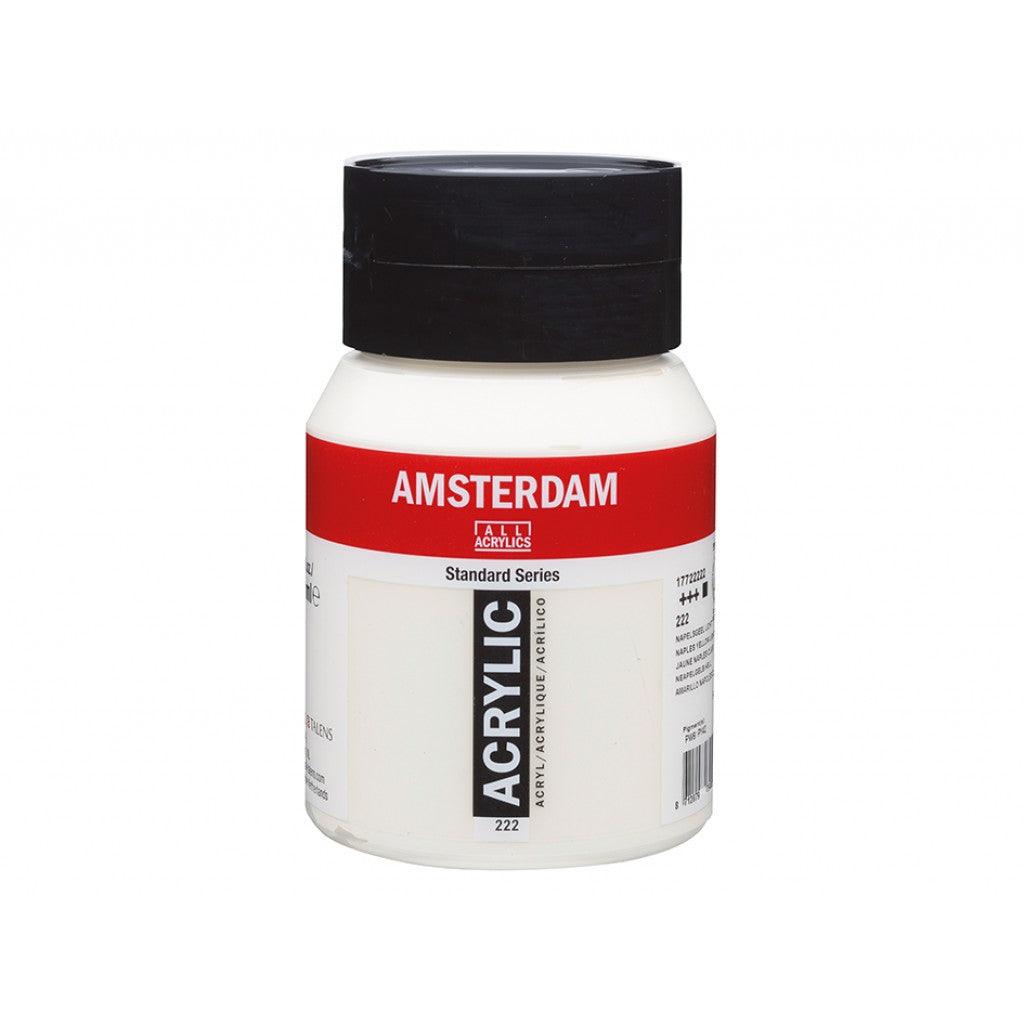 Amsterdam Standard 500ml - 222 Naples Yellow Light - HobbyHimmelen