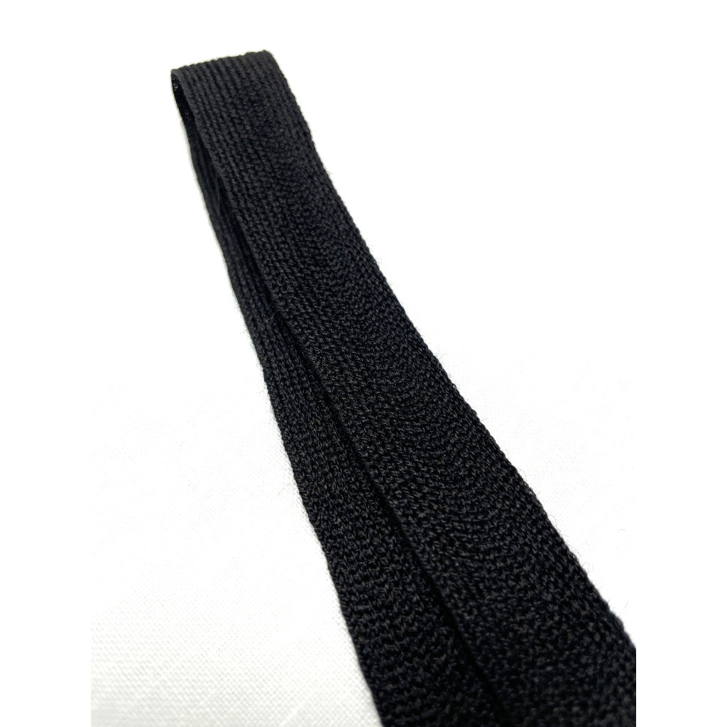 Mohairbånd 8030, 25mm - Svart