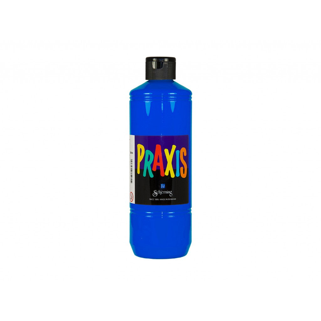 Schjerning Praxis Skolefarge 500ml - 2320 Blå