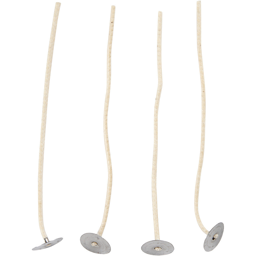 Voksede veker, L: 110 mm, 2 mm, 10 stk., 1 pk.
