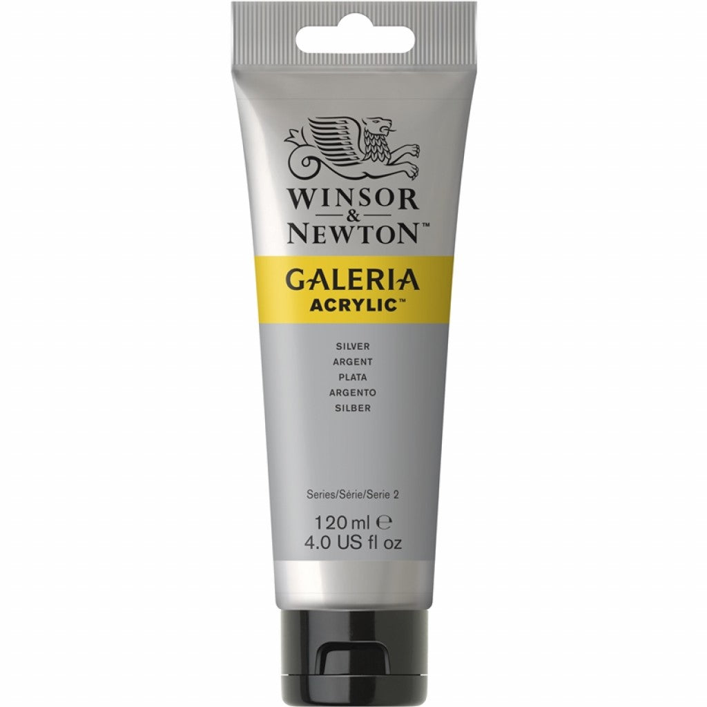 W&N - Galeria Acrylic 120ml - 617 Silver