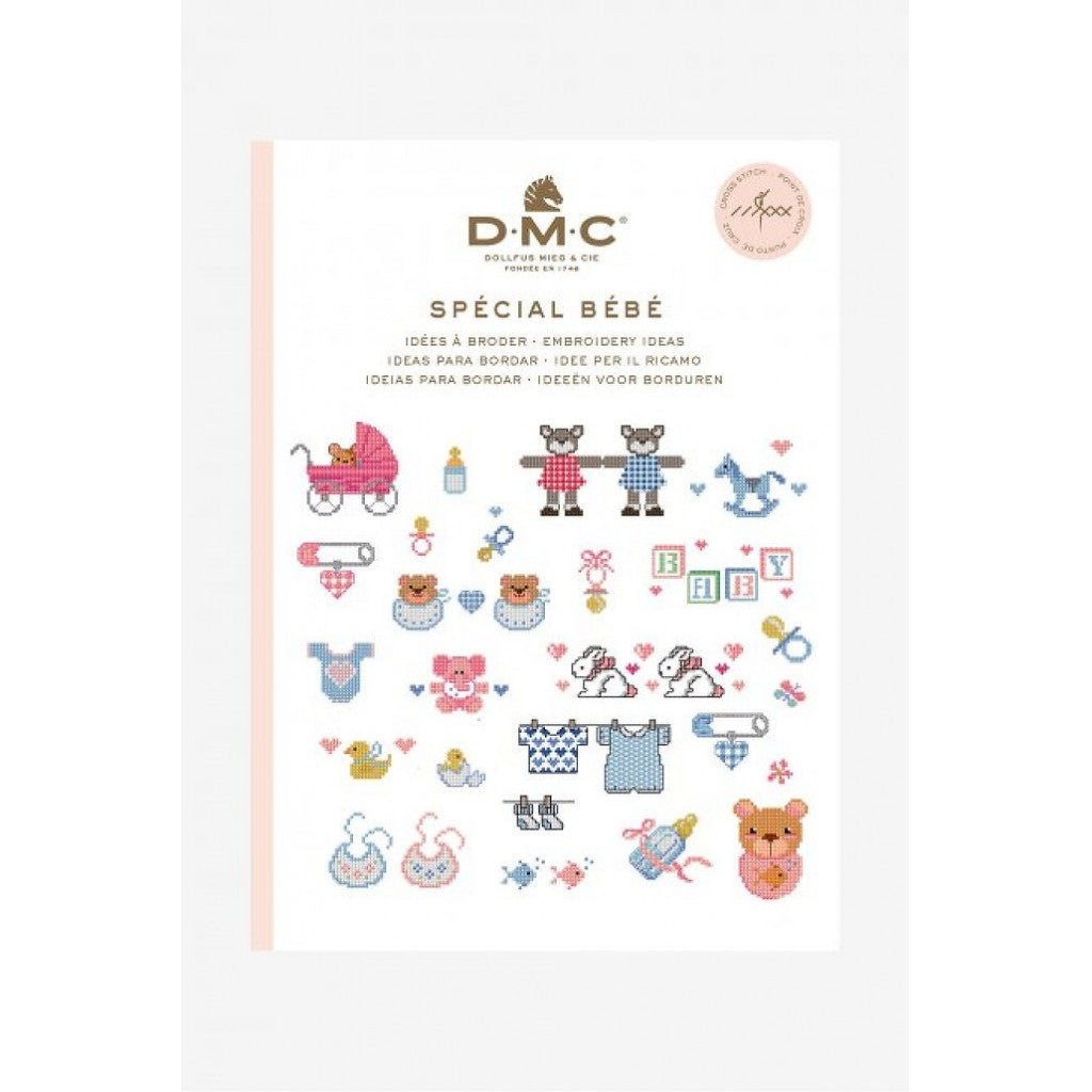 DMC Mini Korsstingsbok Mønster - Baby