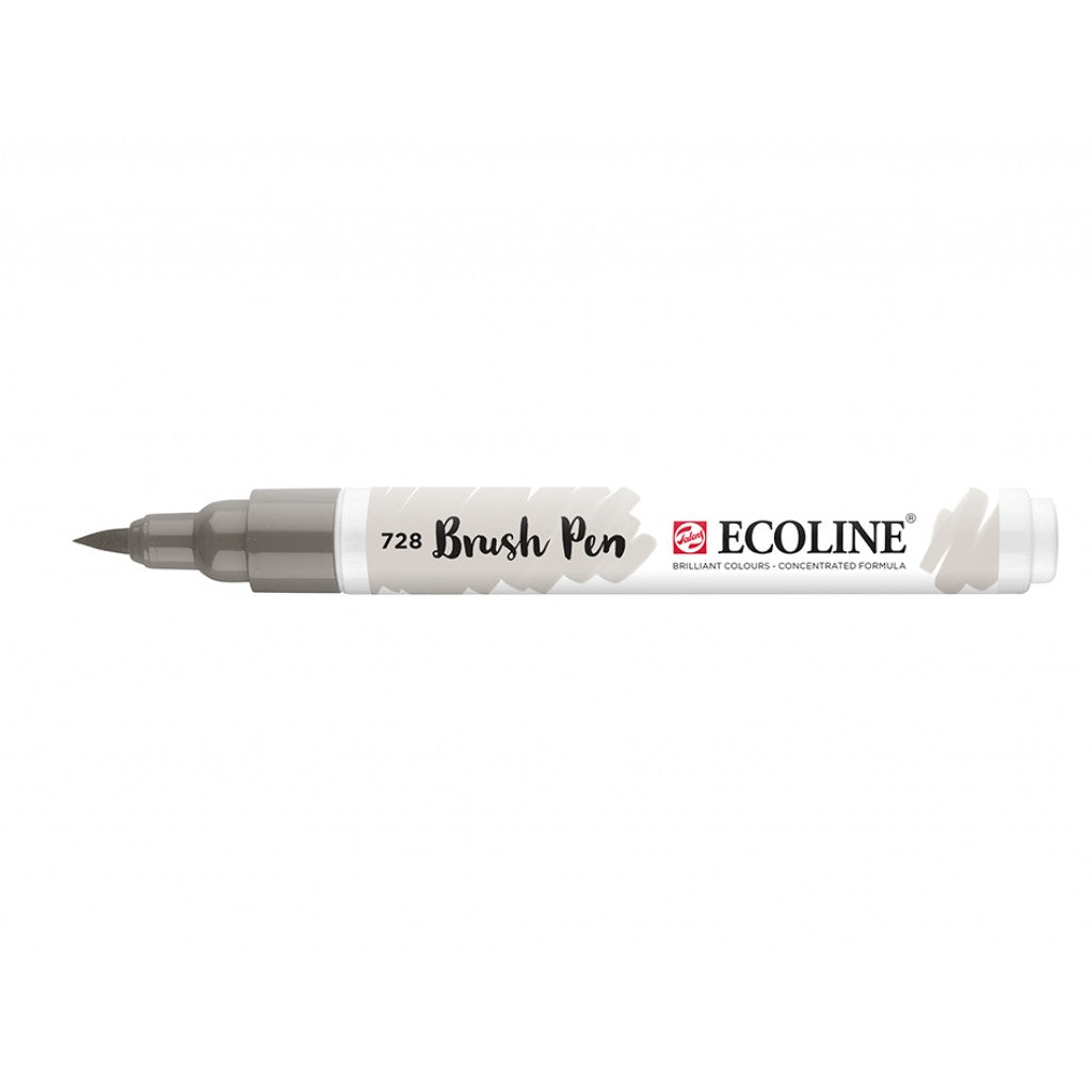 Talens Ecoline Brush Pen - 728 Warm Grey Light