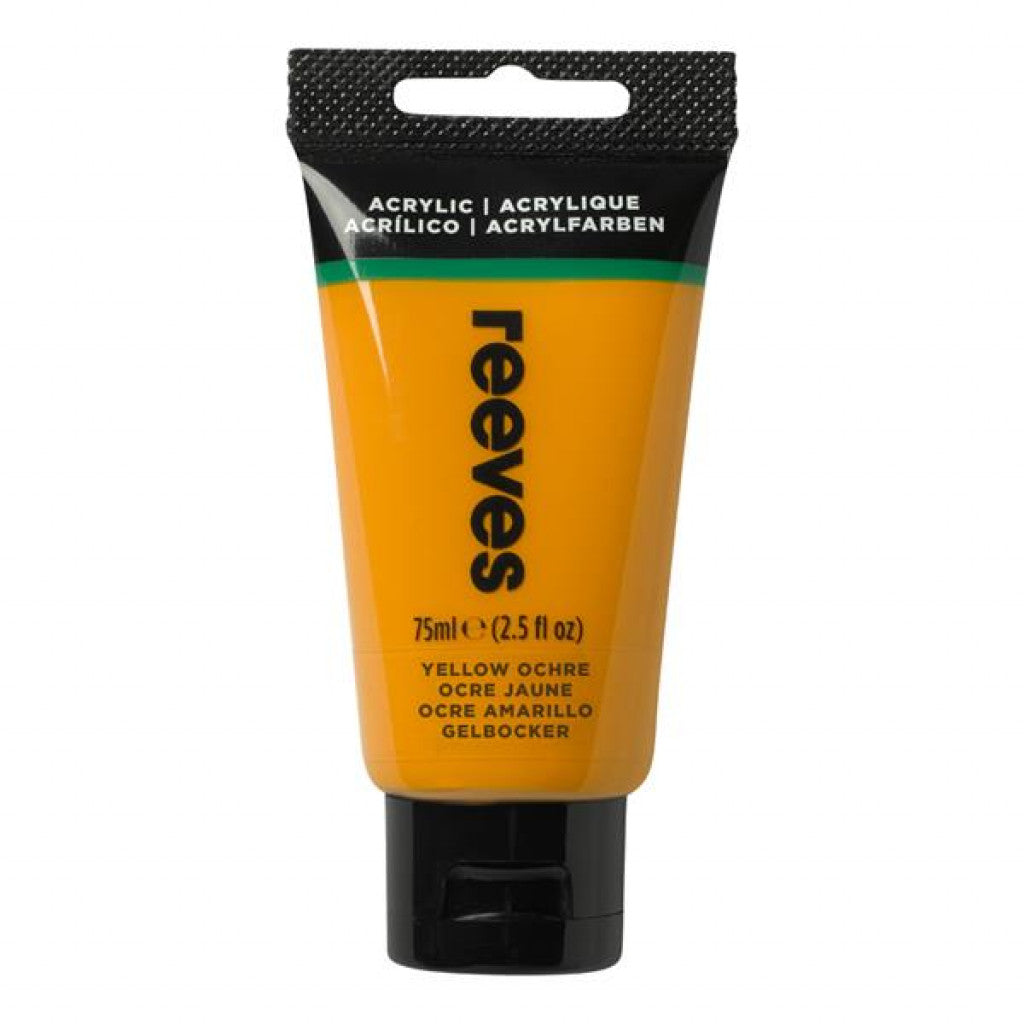 Reeves Akrylmaling - Yellow Ochre, 75ml