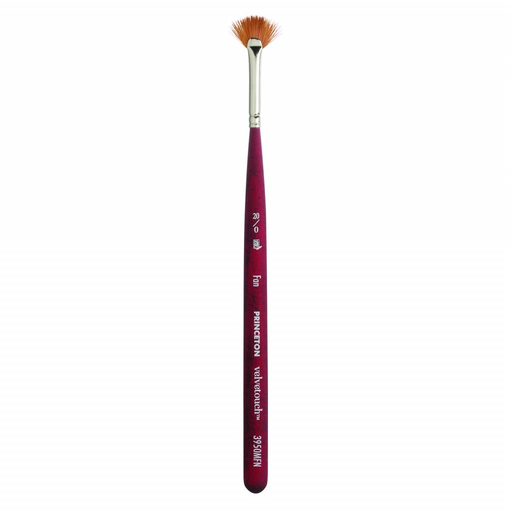 Princeton Brush Velvetouch Mixed Media Mini Brush - Fan 20X