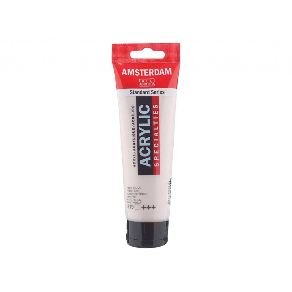 Amsterdam Standard 120ml - 819 Pearl Red - HobbyHimmelen
