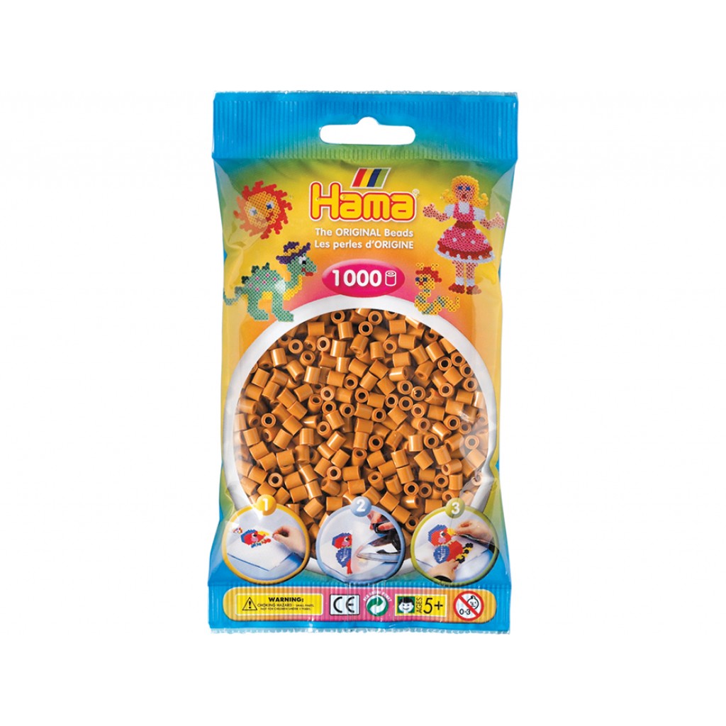 Hama Midi, 1000stk - 21 Lys Brun