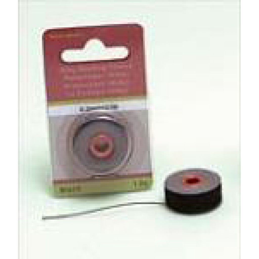 Perletråd 0,2mm x 37m - Sort