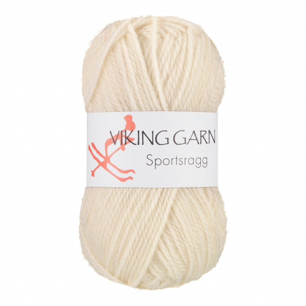 Viking Sportsragg - 502 Naturhvit