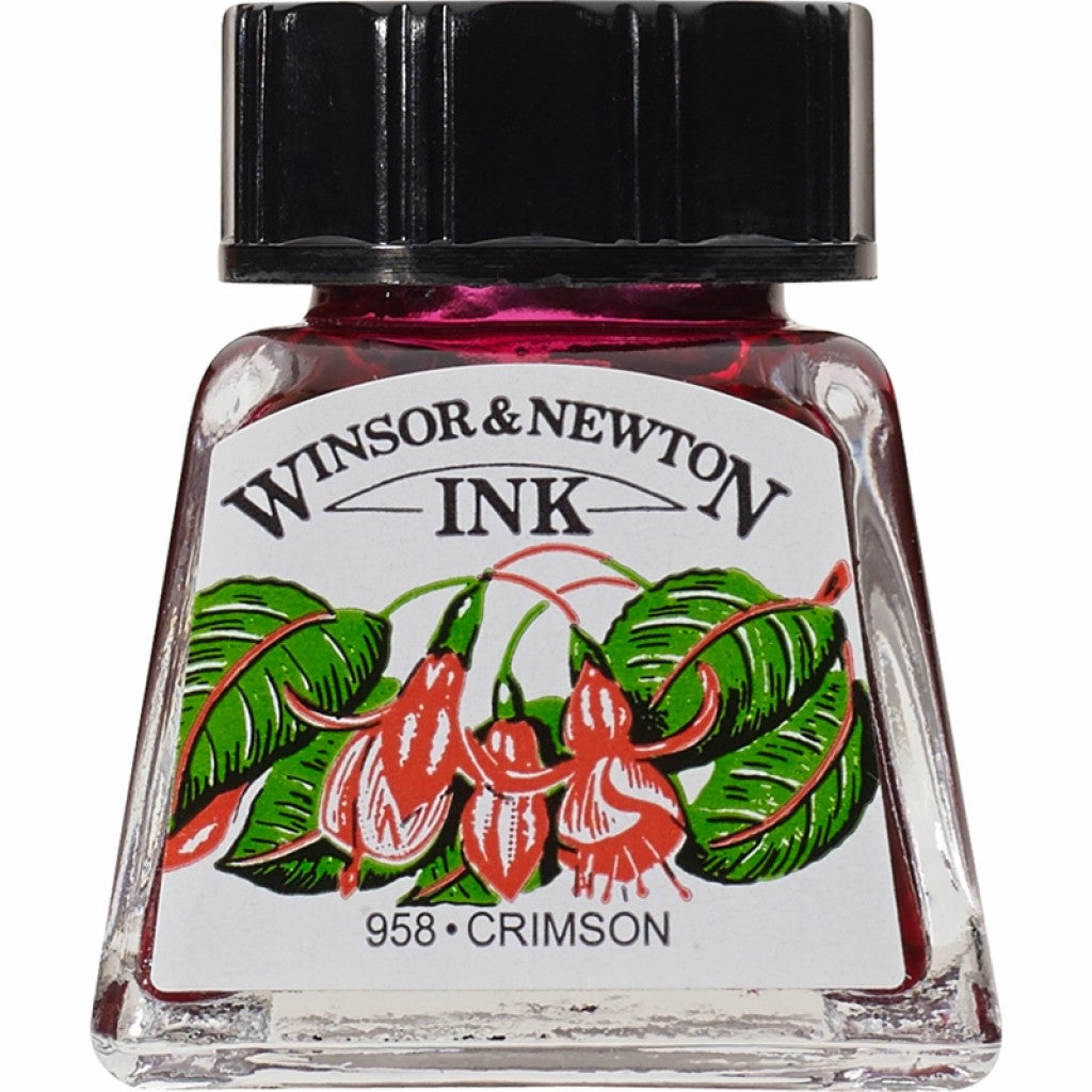 W&N - Drawing Ink 14ml - 203 Crimson