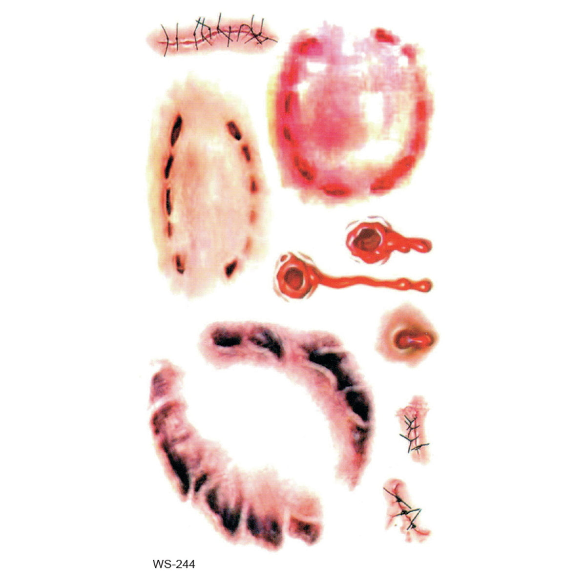 Tattoo Stickers Halloween Sår