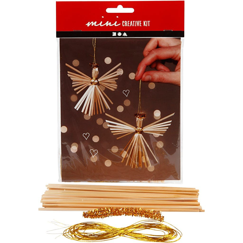 Kreativ minikit, 8cm - Engler av Halm