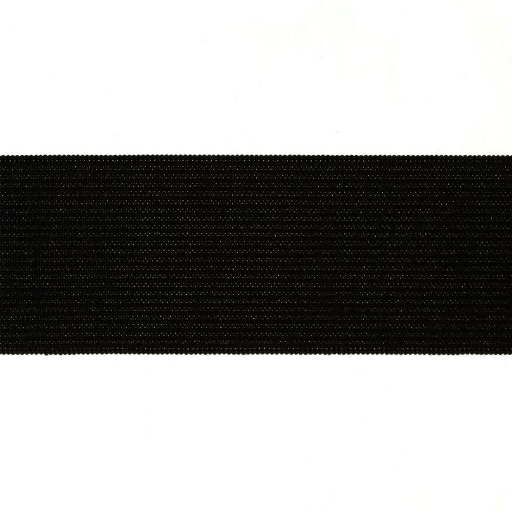 Elastikk, 25mm - Svart
