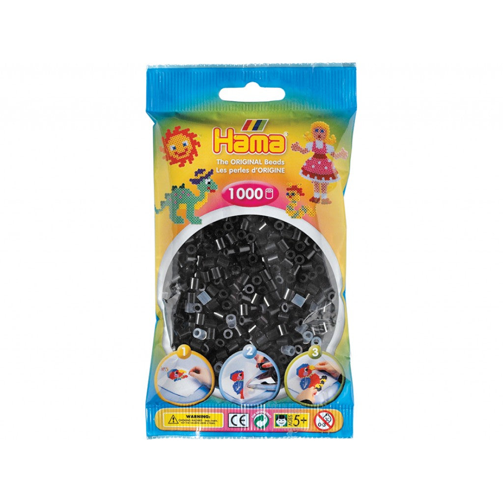 Hama Midi, 1000stk - 18 Sort