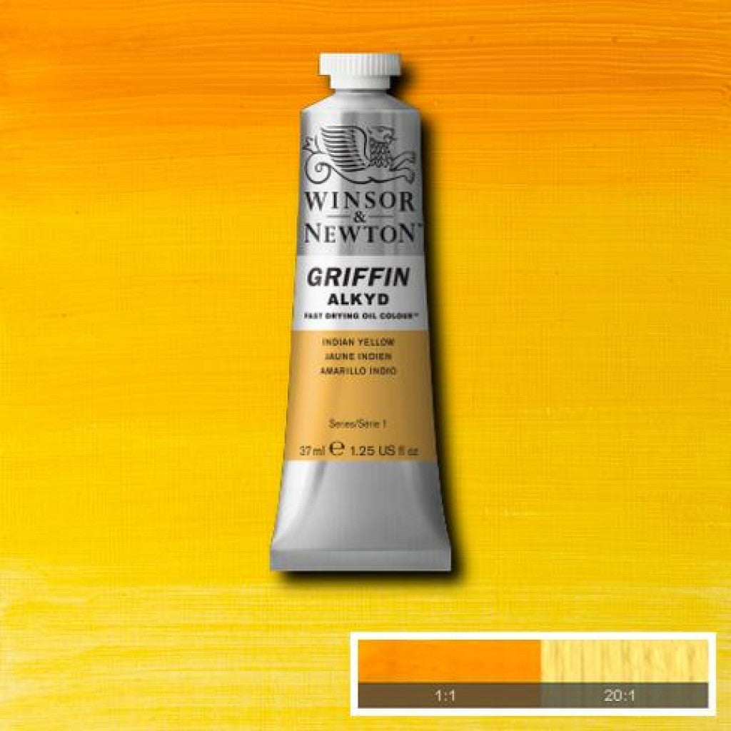 W&N - Griffin Alkyd 37ml - 319 Indian Yellow