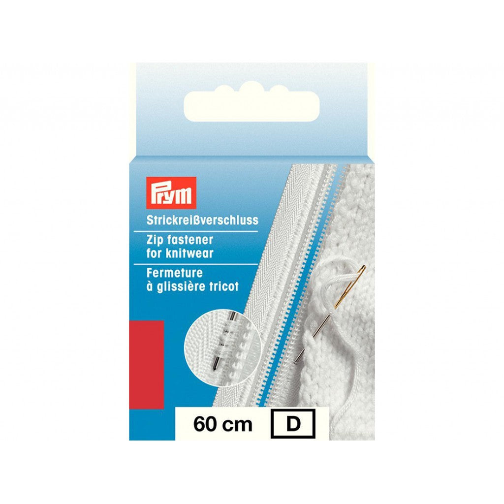 Prym Glidelås Strikk - 60cm - Rød