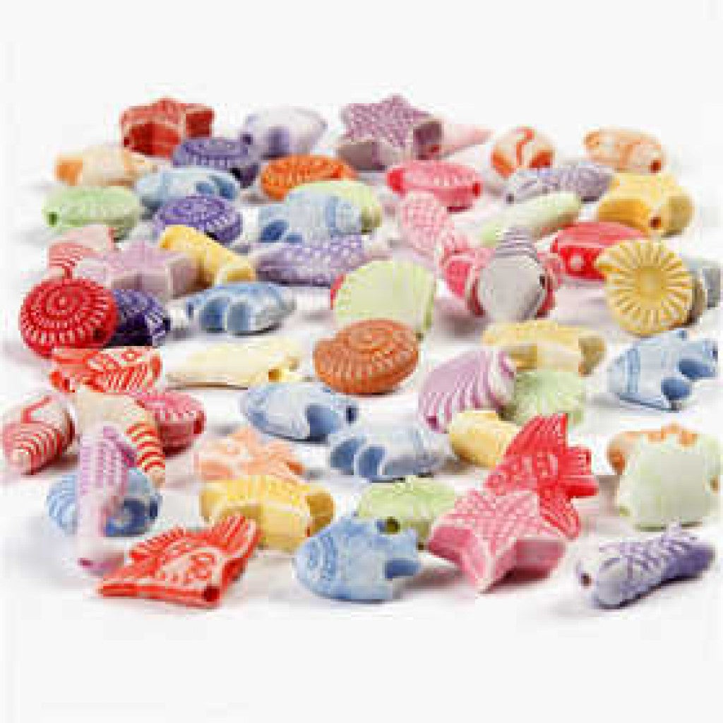 Perler Havmiks, 9-12 mm,110g - Pastellmiks