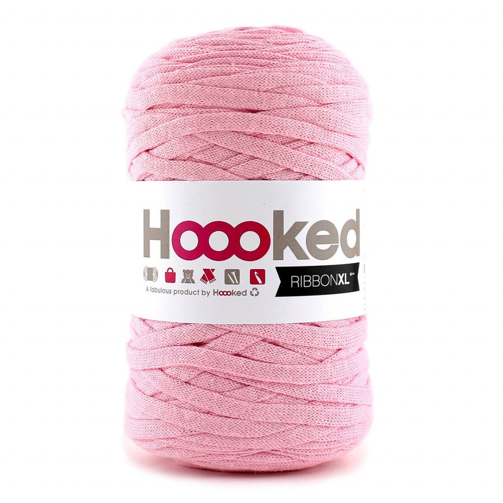Hoooked Ribbon Xl Garn - Sweet Pink 250g