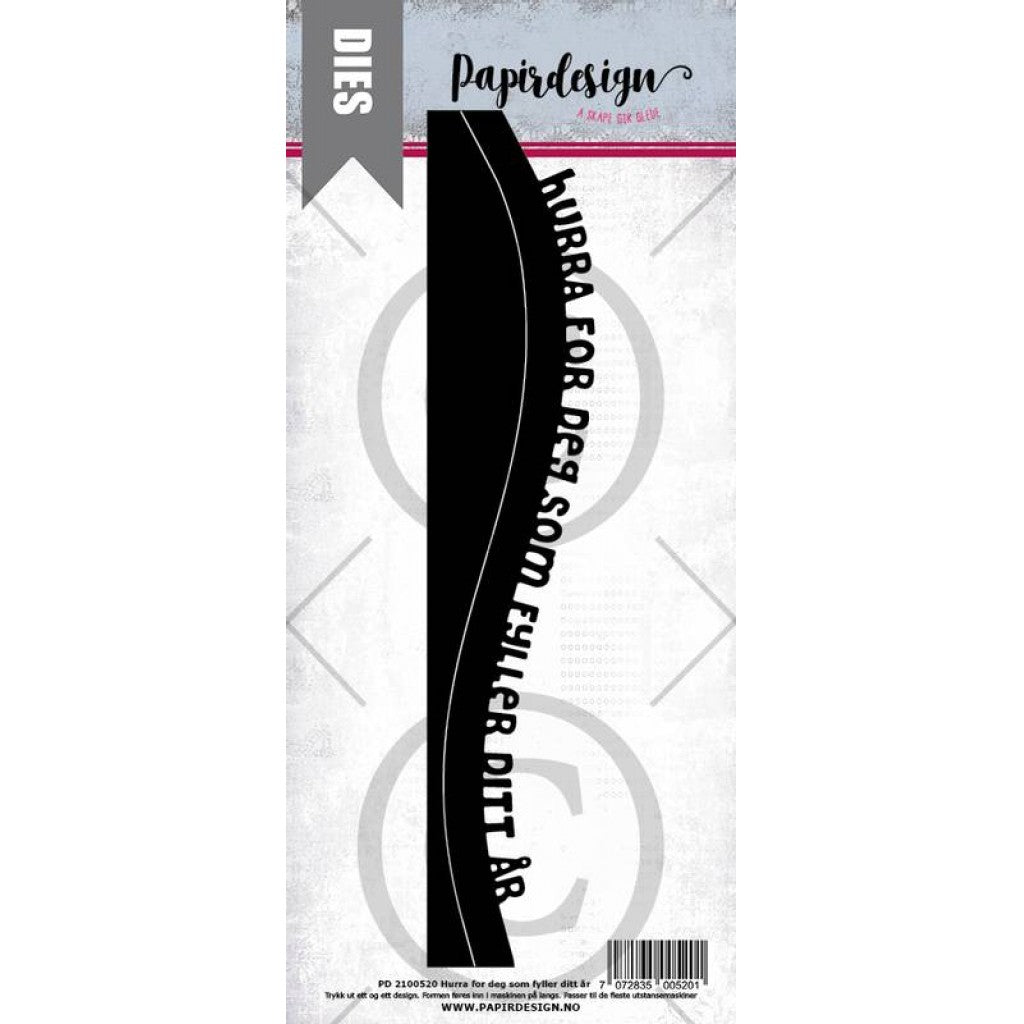 Papirdesign - Die Hurra for deg som fyller ditt år