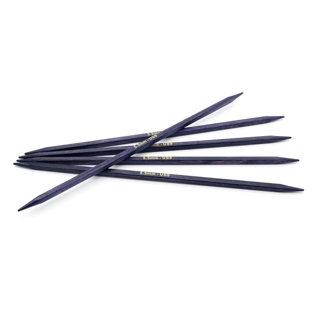 J'adore Cubics, 20 cm, 5.5 mm - Strømpepinner i bjørk