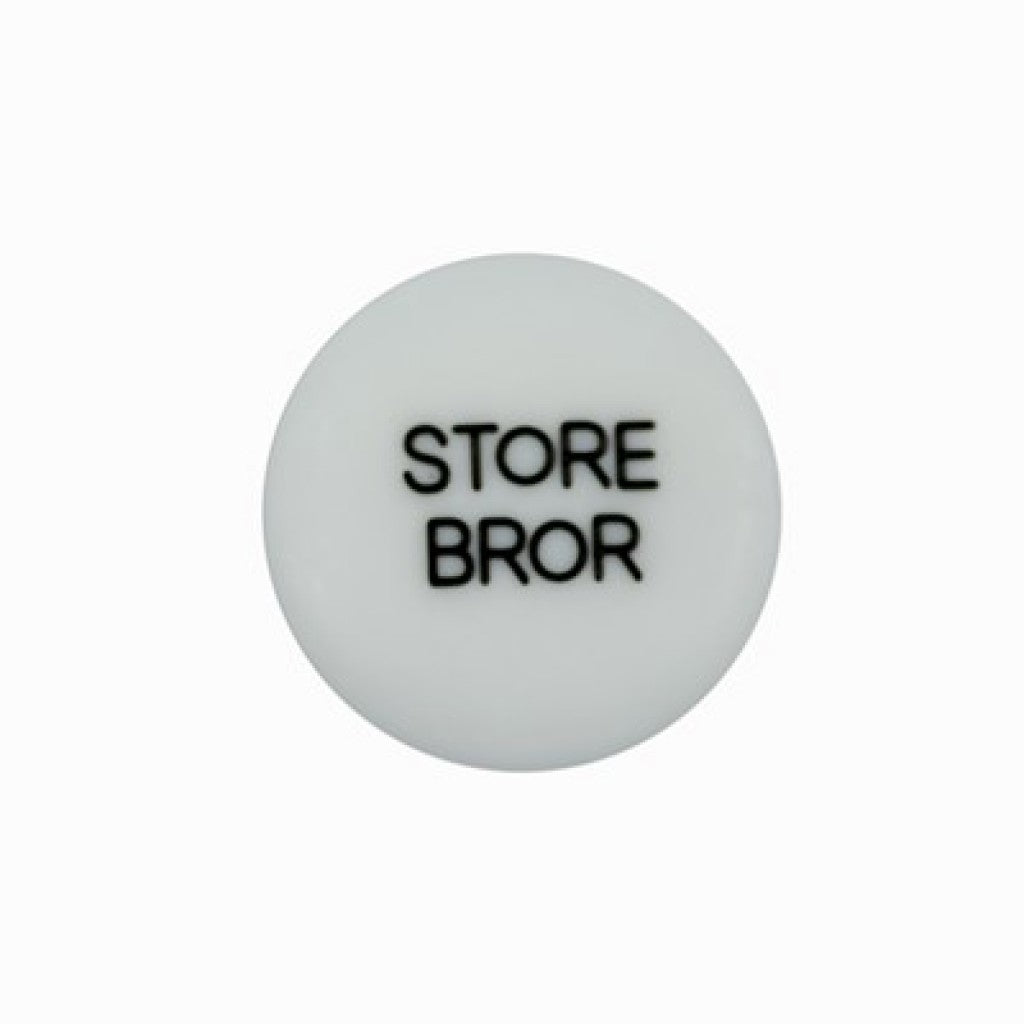 Knapp 15mm Lysblå - Storebror
