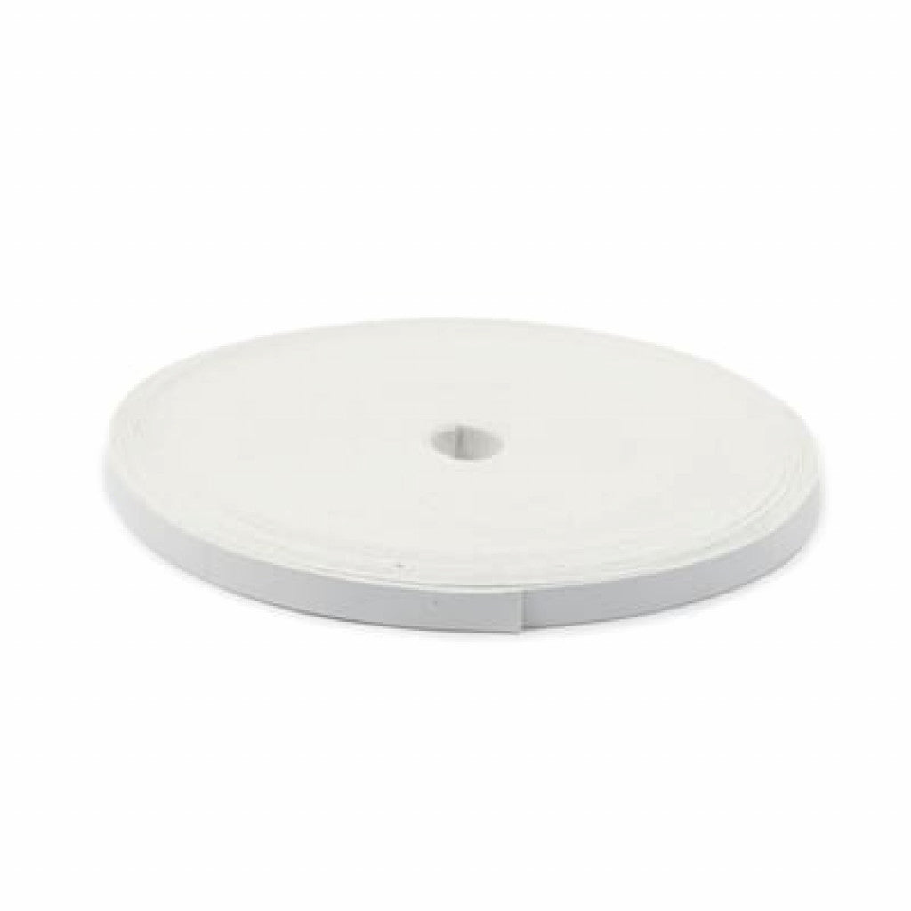 Imitert Skinnreim Hvit 1cm (Metervare)