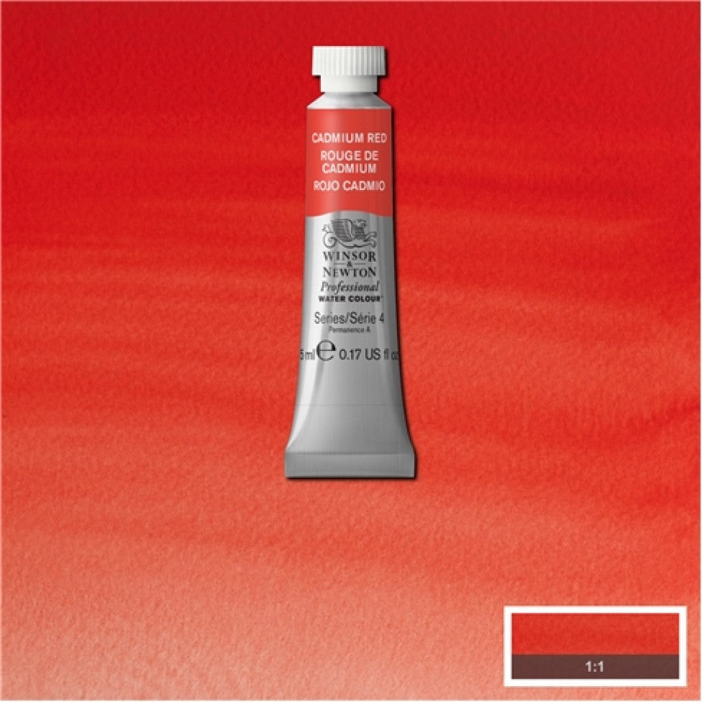 W&N - Artists Water Colour 5ml - 094 Cadmium Red