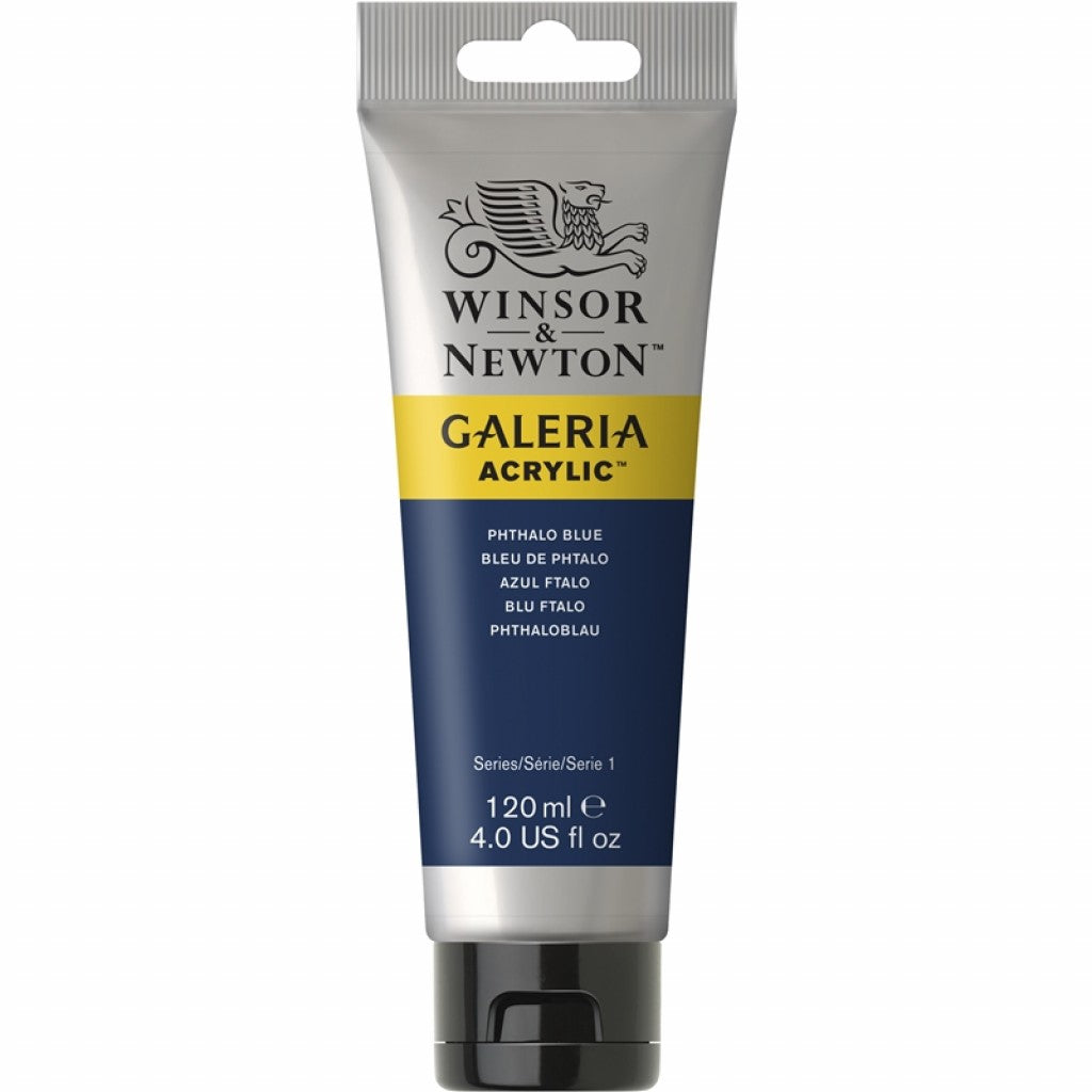 W&N - Galeria Acrylic 120ml - 516 Phthalo Blue