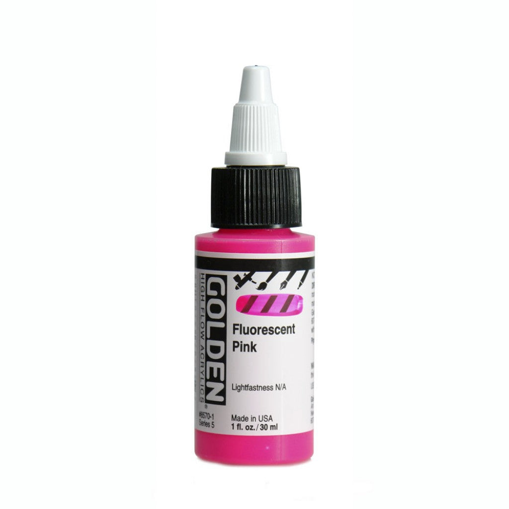 Golden High Flow Acrylics 30ml - Fluorescent Pink