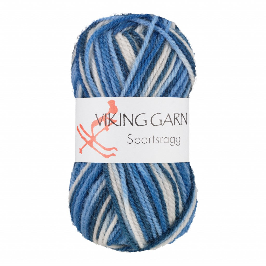 Viking Sportsragg - 525 Multi hvit/blå
