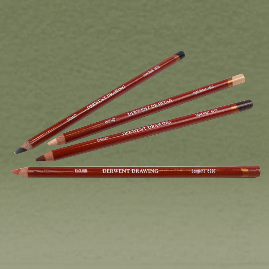 Derwent - Drawing - 5160 Olive Earth