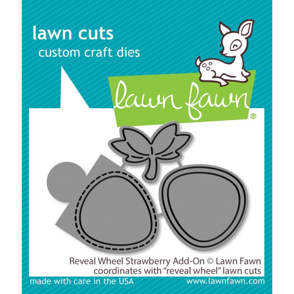 Lawn Cuts Die - Reveal Wheel Strawberry Add-On