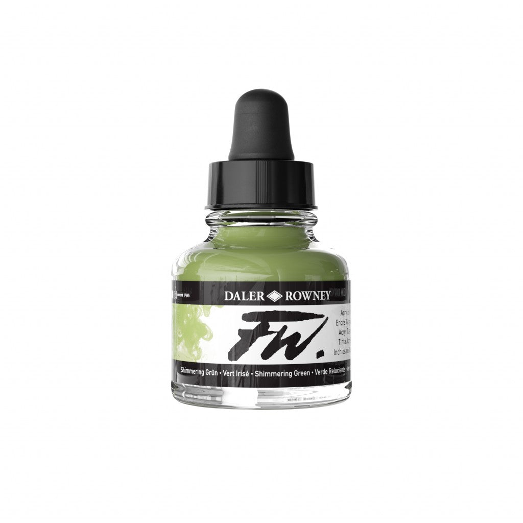 Daler Rowney - FW Ink 29,5ml - 714 Shimmering Green