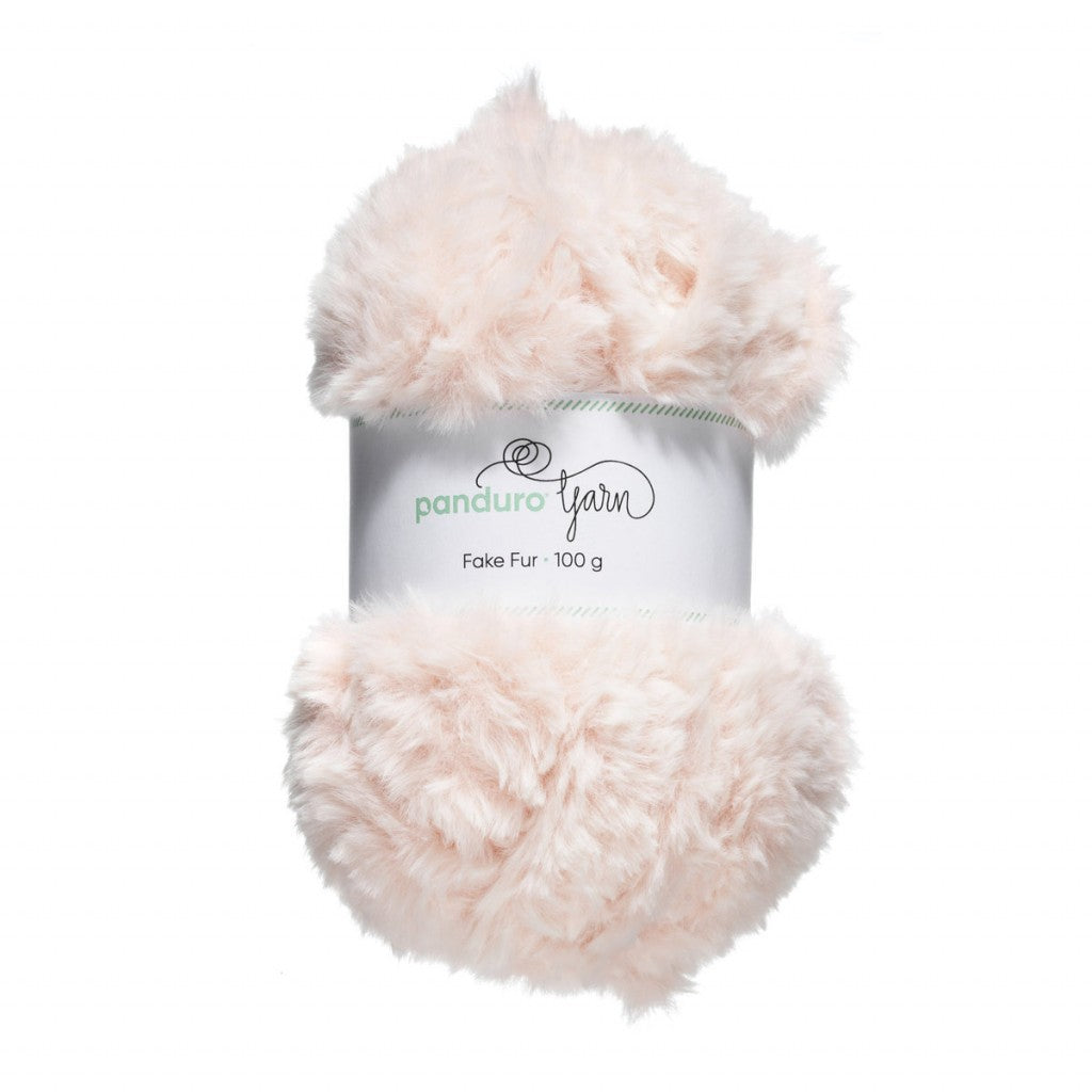 Garn Fake Fur 100g - Rosa