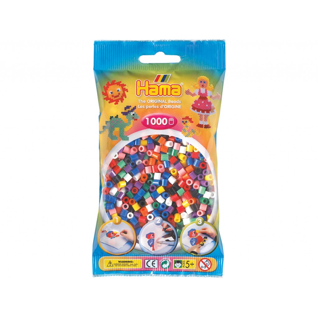 Hama Midi, 1000stk - 00 Klarmix