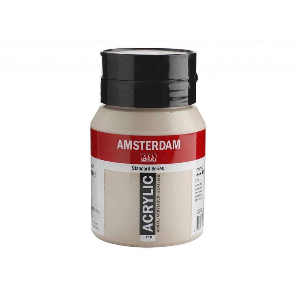 Amsterdam Standard 500ml - 718 Warm Grey - HobbyHimmelen