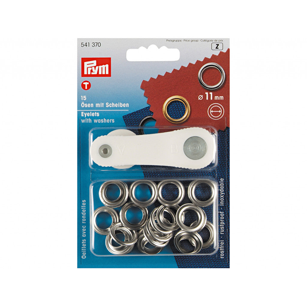 Prym Maljer 11mm -15stk - Sølv