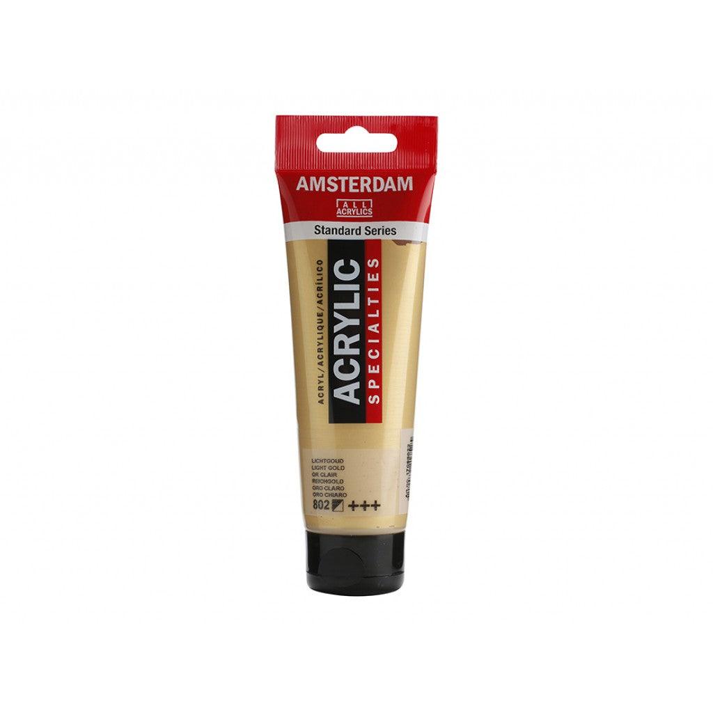 Amsterdam Standard 120ml - 802 Light Gold - HobbyHimmelen